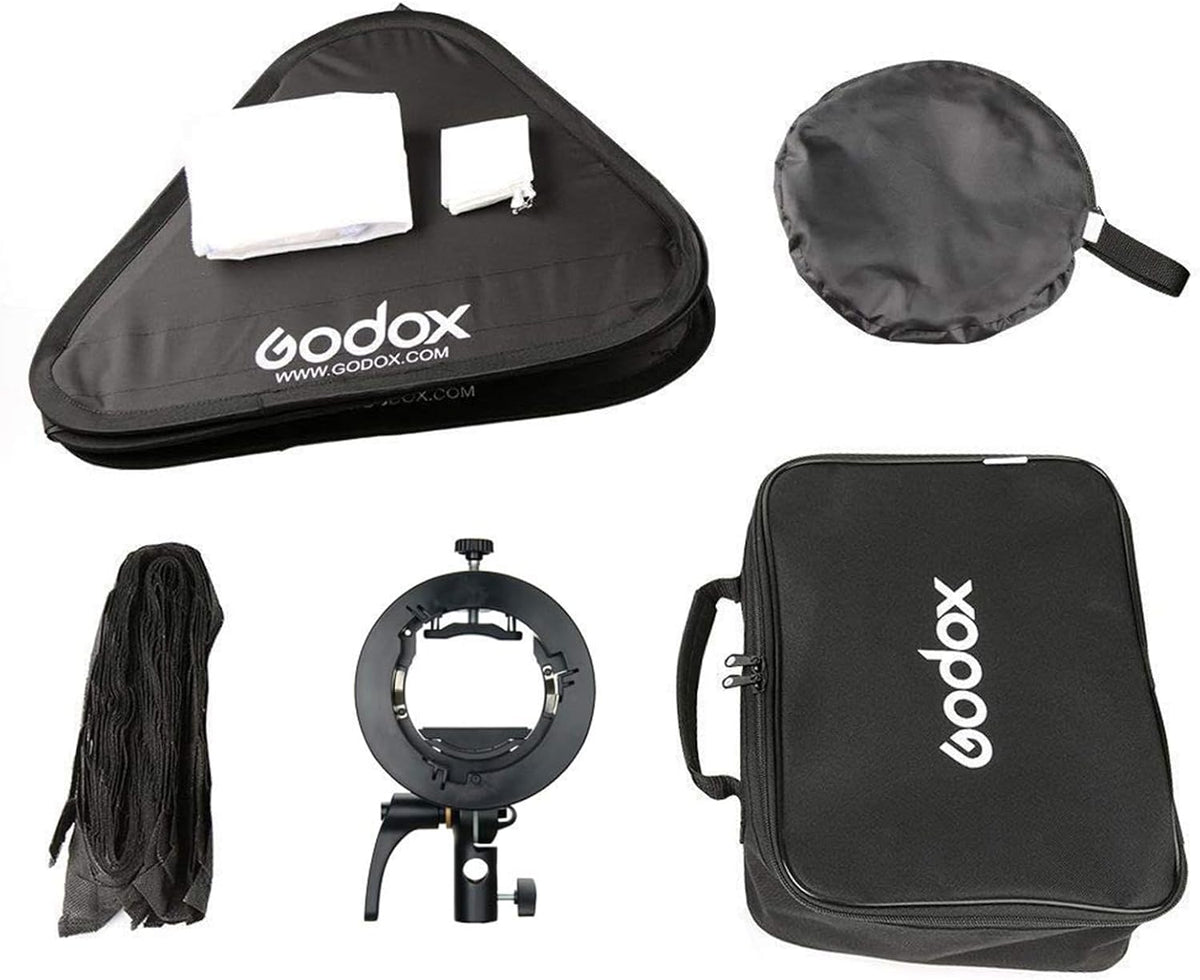 GODOX 소프트박스 80x80cm 그리드 포함 S2 S-Type 플래시 브래킷 보울렌즈 마운트 9번 사진