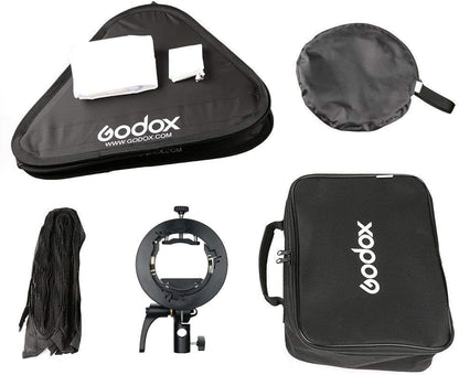 GODOX 소프트박스 80x80cm 그리드 포함 S2 S-Type 플래시 브래킷 보울렌즈 마운트 9번 사진