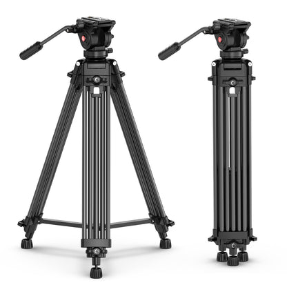 ULANZI MT-81 비디오 삼각대 61인치 155cm 8kg 지지 9번 사진