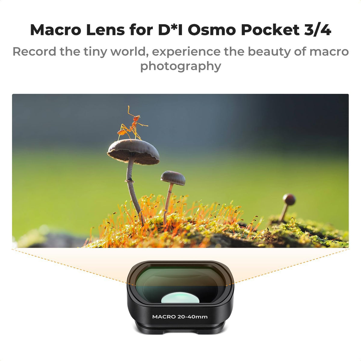 K&F CONCEPT DJI Osmo Pocket 4/3 와이드 애너모픽 매크로 ND 필터 키트 3번 사진