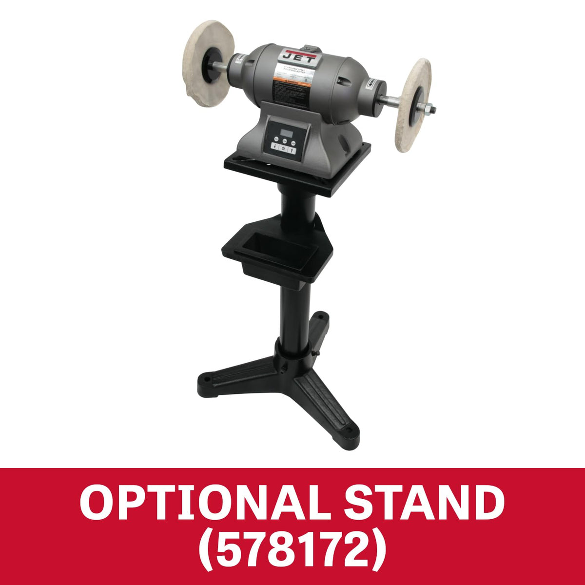 Jet IBG-8VSB 8인치 가변속도 산업용 버퍼 1HP 주철 몸체 5번 사진