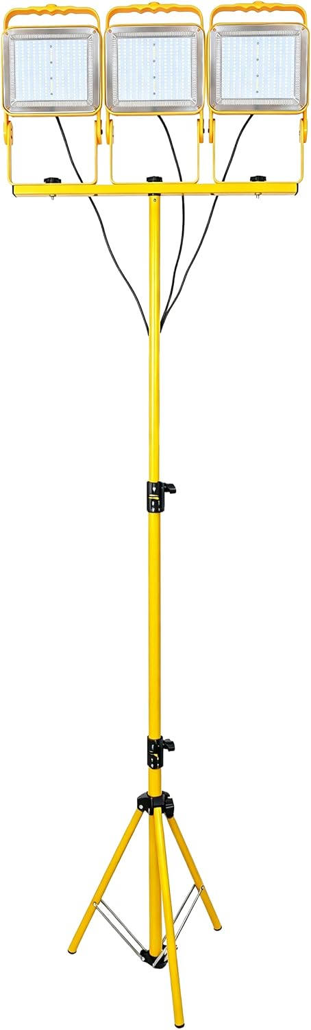 SETEN LED 작업등 삼각대 2-Pack 24000 Lumens (1500W Eq) 2번 사진