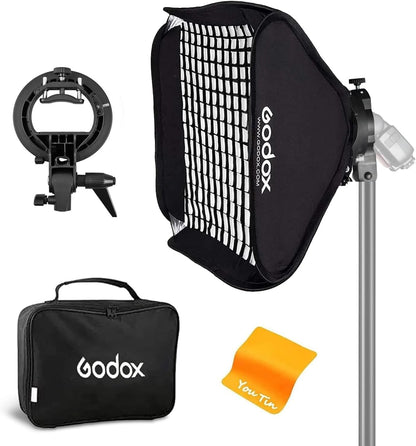 GODOX 소프트박스 80x80cm 32x32인치 그리드 포함 SFGV8080-LG-Godox 스피드라이트 브래킷 1번 사진