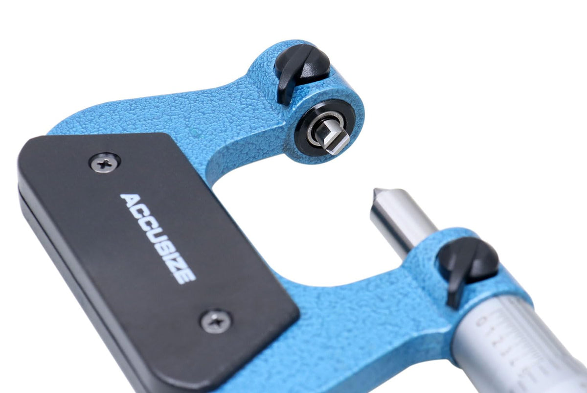 Accusize Industrial Tools 나사산 마이크로미터 0.0001" 0-1인치 1-2인치 5-6인치 6번 사진
