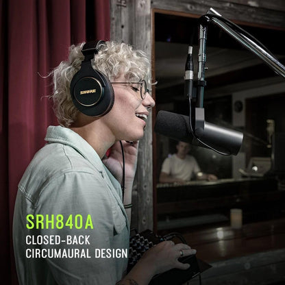 Shure SRH840A 오버이어 폐쇄형 스튜디오 모니터링 헤드폰 4번 사진
