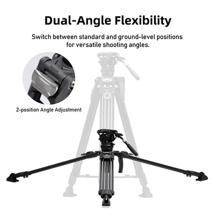 Cayer FA310H 알루미늄 비디오 삼각대 K10 플루이드 헤드 22 Lb 4번 사진