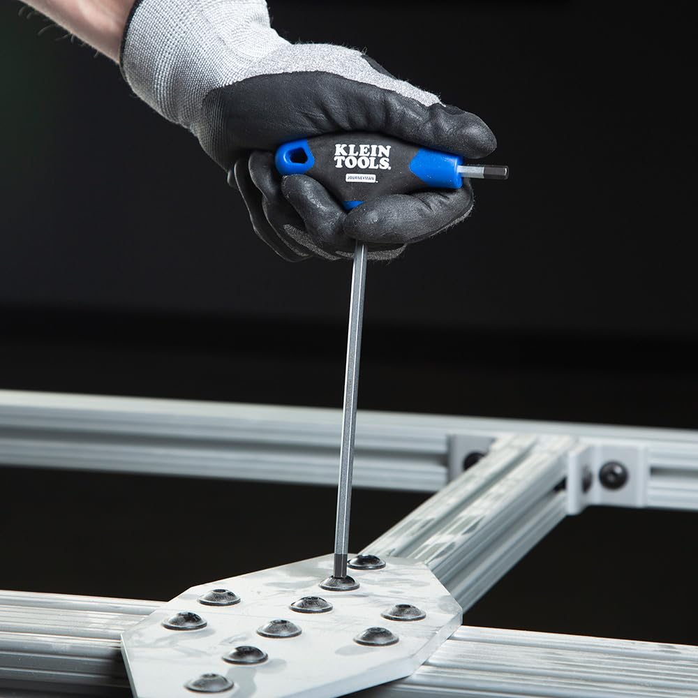 KLEIN TOOLS JTH68M T-핸들 육각 렌치 세트 9인치 10종 더블엔드 8번 사진