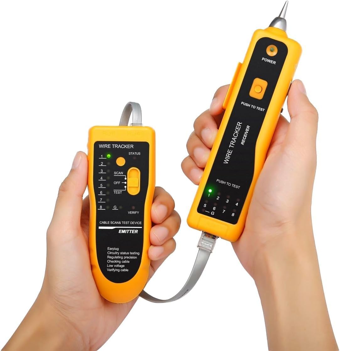 Dasxskj 관통형 RJ45 압착 공구 키트 Cat6 Cat5 랜선용 4번 사진