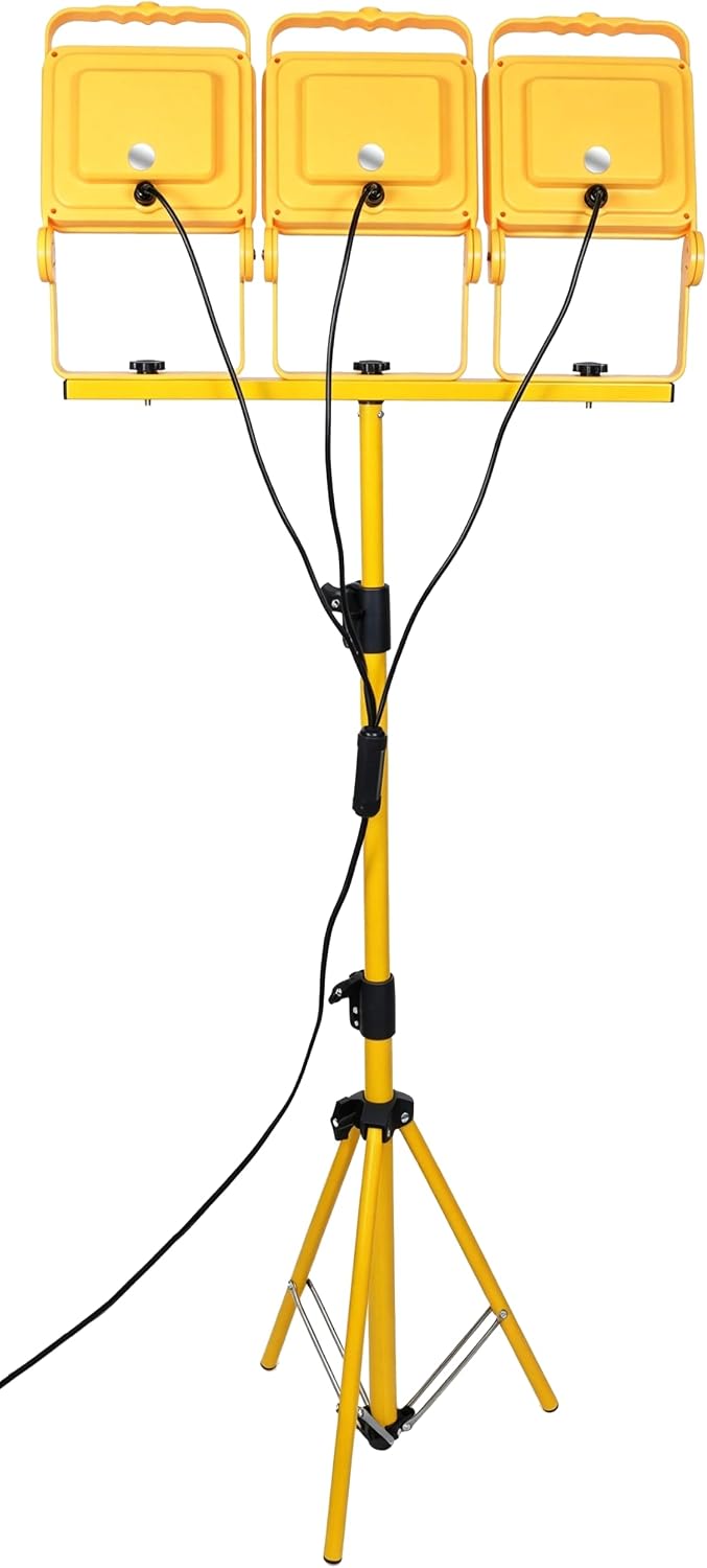 SETEN LED 작업등 삼각대 2-Pack 24000 Lumens (1500W Eq) 4번 사진
