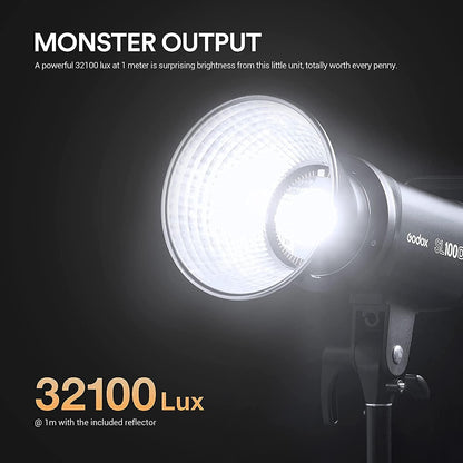 Godox SL 시리즈 LED 비디오 조명 보웬스 마운트 SL60·SL100·SL150·SL200·SL300