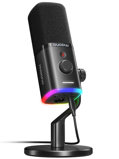 MAONO PD100X USB XLR 다이내믹 마이크 24bit 48kHz 노이즈 캔슬링 스트리밍 팟캐스트용 11번 사진
