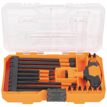 KLEIN TOOLS 33804 교체형 라체팅 T-핸들 세트 23피스 1번 사진