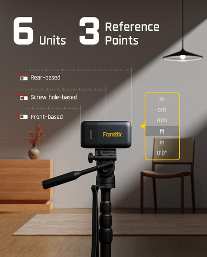 Fanttik A10 Pro 2-in-1 디지털 레이저 줄자 165 ft 9.8 ft 5번 사진