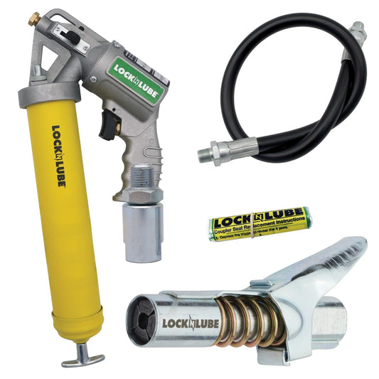 LockNLube 2-in-1 공압식 그리스 건 싱글샷 및 연속 모드 1번 사진
