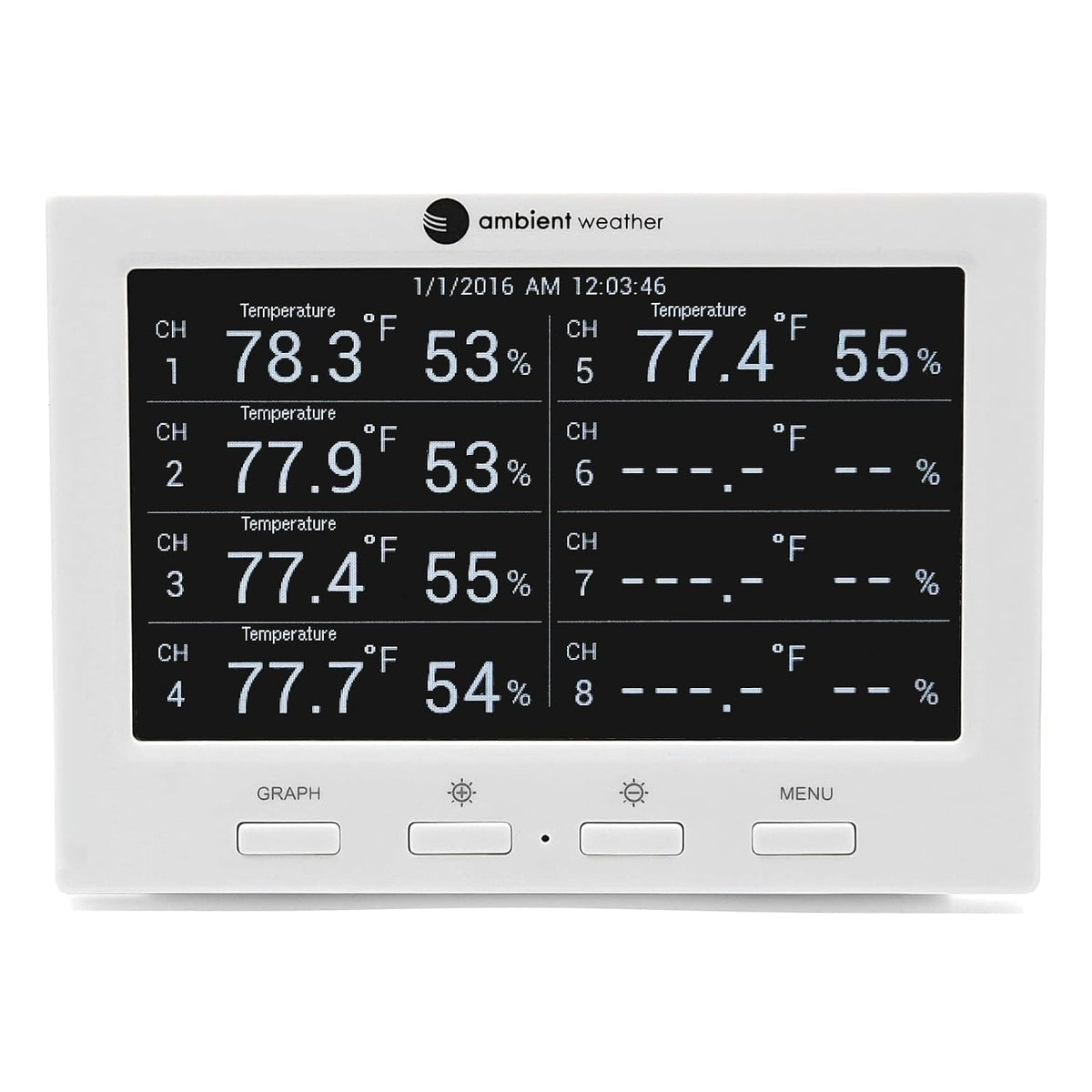Ambient Weather WS-3000-X3 온습도계 모니터 3개 리모트 센서 3번 사진