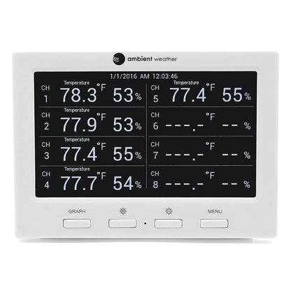 Ambient Weather WS-3000-X3 온습도계 모니터 3개 리모트 센서 3번 사진