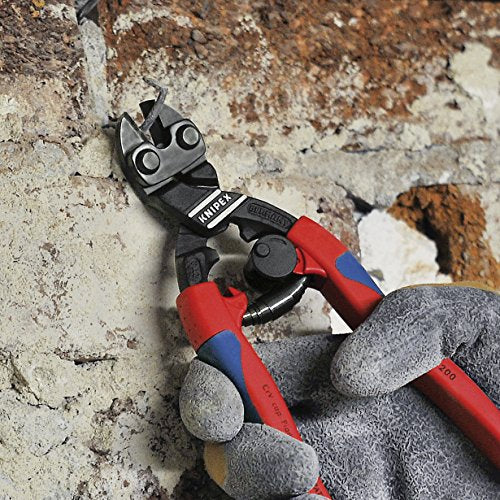 KNIPEX 앵글 코볼트 커터 71 22 200 SBA 8인치 20도 각도형 볼트 절단기 3번 사진