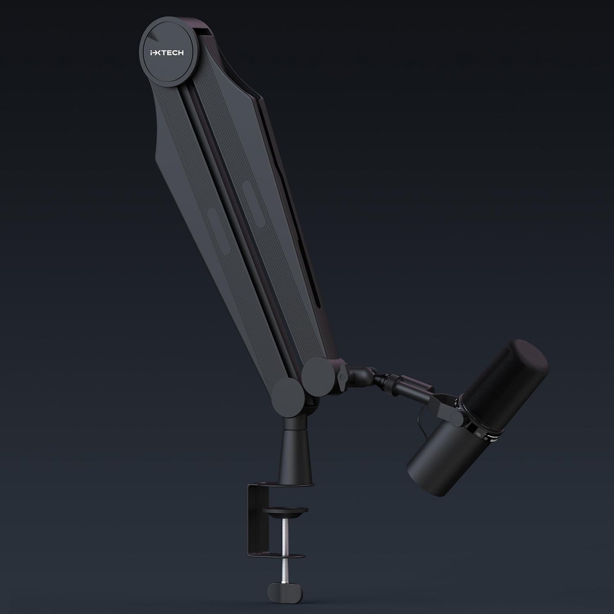 IXTECH 붐 암 마이크 스탠드 IX-MI04 64.77cm 360도 회전 데스크 클램프 2번 사진