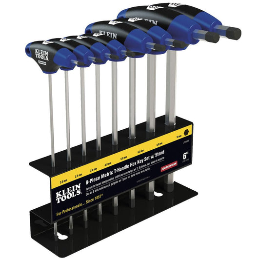 KLEIN TOOLS JTH68M T-핸들 육각 렌치 세트 9인치 10종 더블엔드 1번 사진