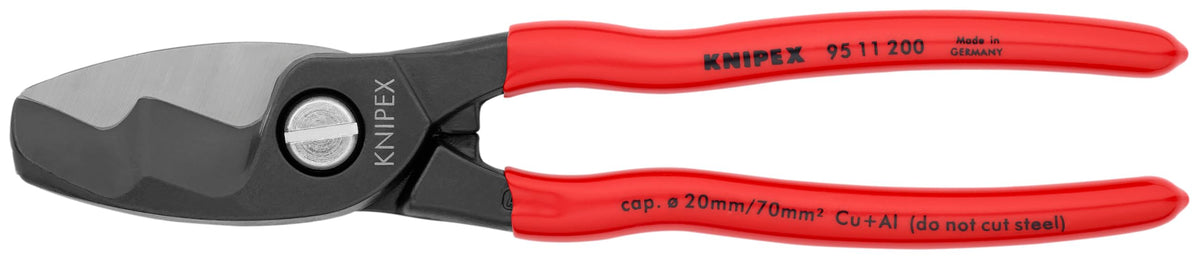 KNIPEX 케이블 시어 트윈 커팅 엣지 9511200 8인치 1번 사진