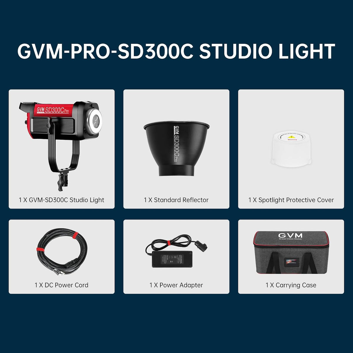 GVM RGB 비디오 라이트 200W·300W 스튜디오 조명 300C 9번 사진