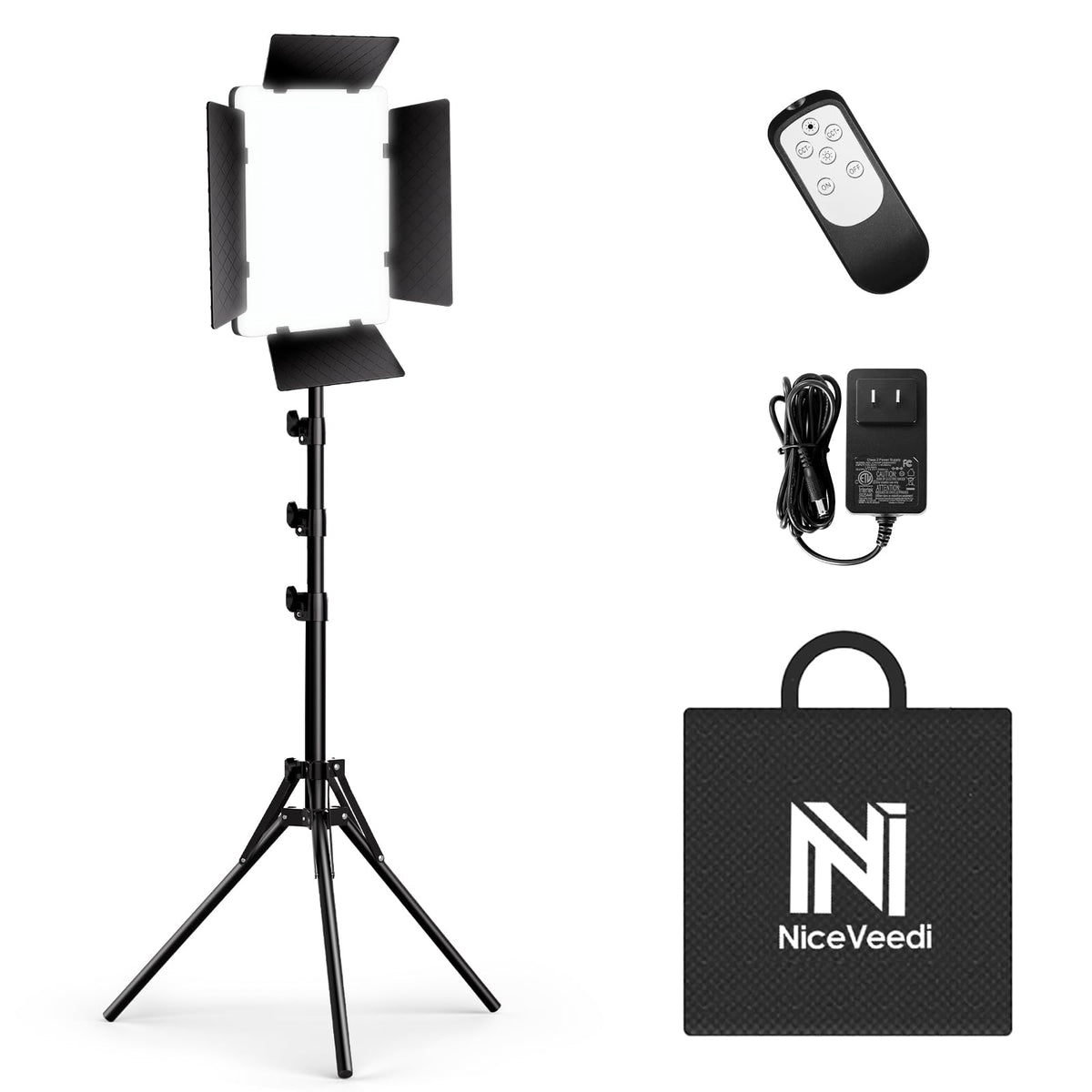 NiceVeedi 비디오 라이트 키트 13인치 삼각대 포함 9번 사진