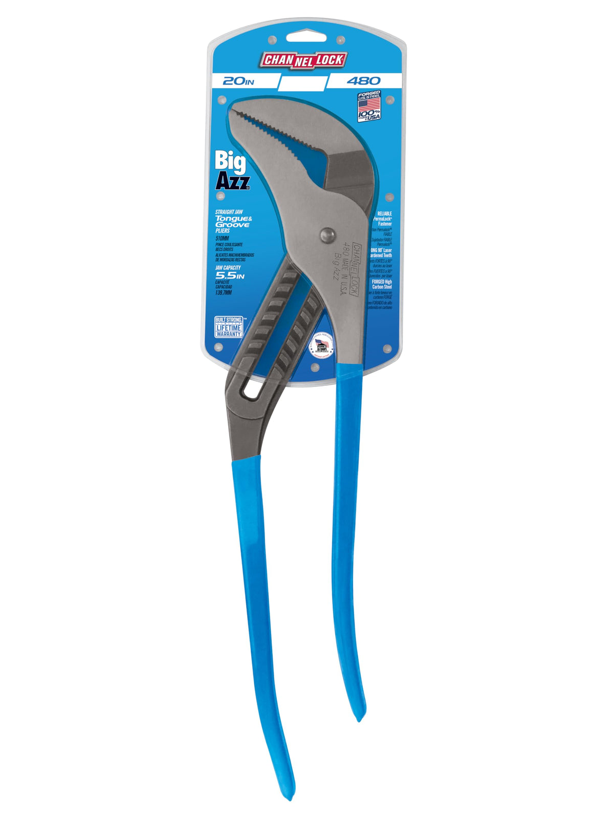 Channellock 480 BIGAZZ 텅앤그루브 플라이어 20.25인치 7번 사진