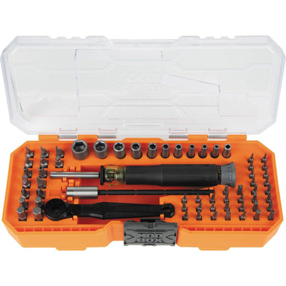 KLEIN TOOLS 정밀 라쳇 스크루드라이버 세트 60pcs 너트 드라이버 포함 3.5mm 1/4인치 1번 사진