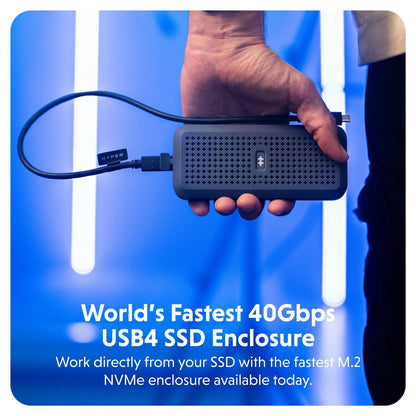 Hyper HyperDrive Next Portable 40Gbps USB4 M.2 NVMe SSD 외장 케이스 4TB PS5 2번 사진