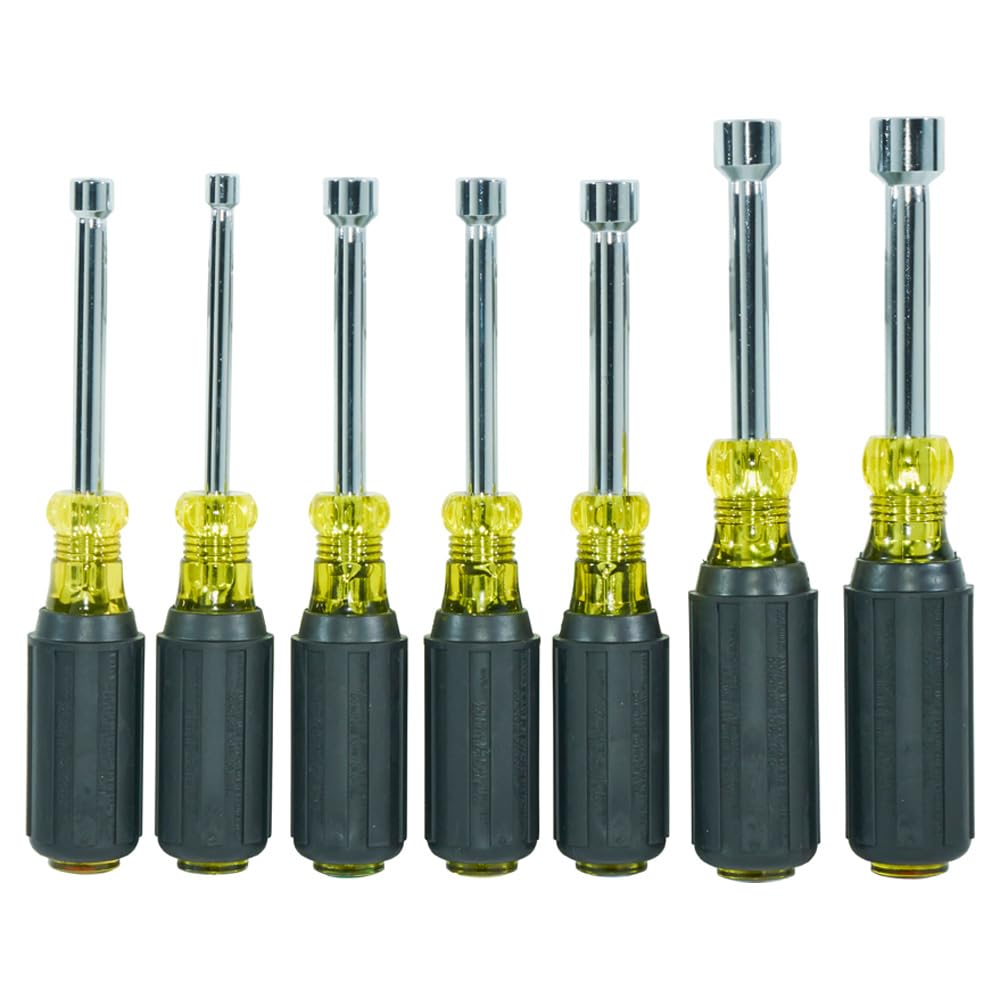 KLEIN TOOLS 너트 드라이버 세트 헥스너트 중공축 쿠션그립 7번 사진