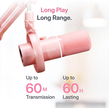 MAONO PD200W 하이브리드 무선 팟캐스트 마이크 XLR USB 다이나믹 30mm 캡슐 6번 사진