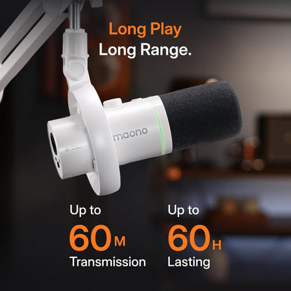 MAONO PD200W 하이브리드 무선 팟캐스트 마이크 XLR USB 다이나믹 30mm 캡슐 6번 사진
