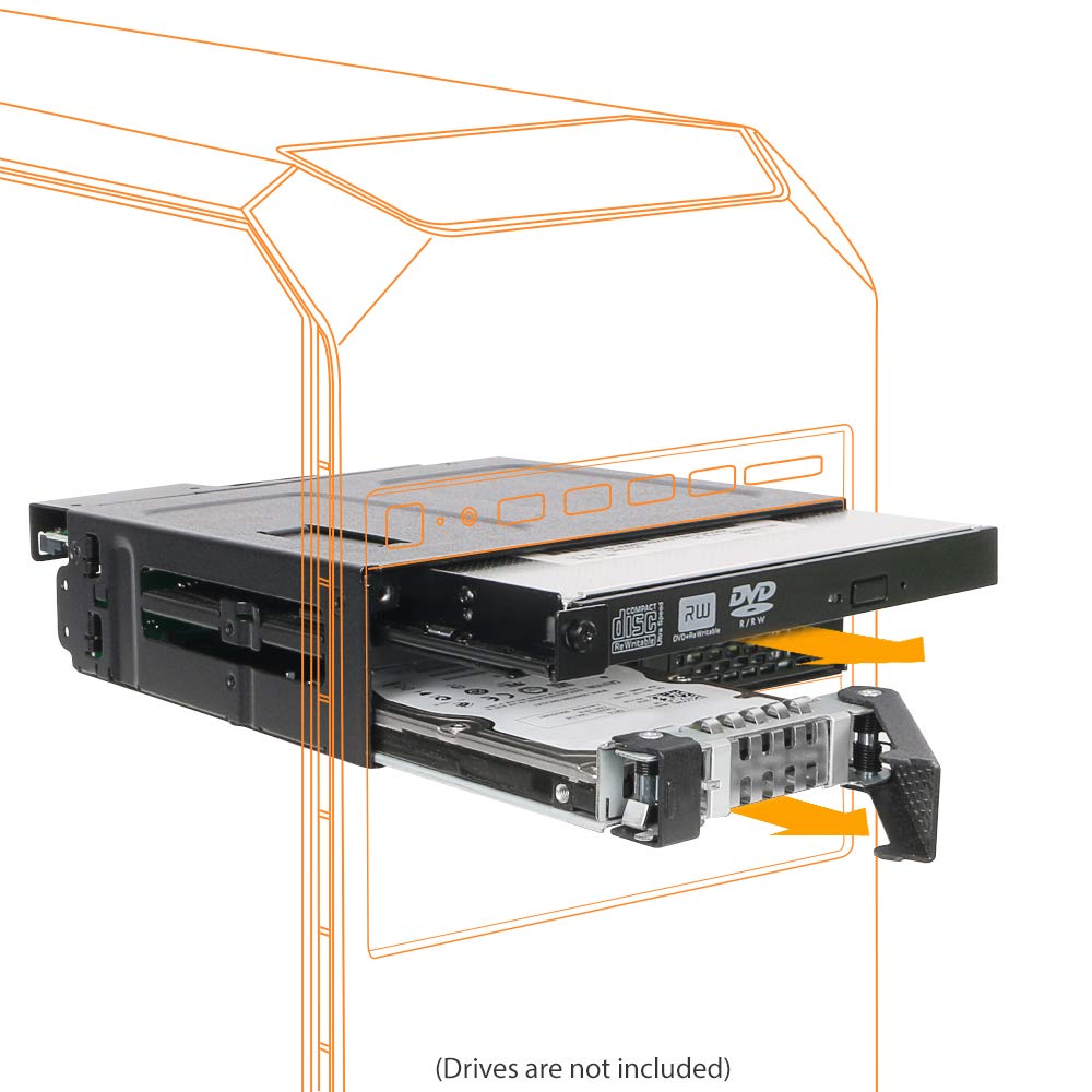 ICY DOCK ToughArmor ODD Series 2.5인치 SATA SAS HDD SSD 슬림 ODD 베이 7번 사진