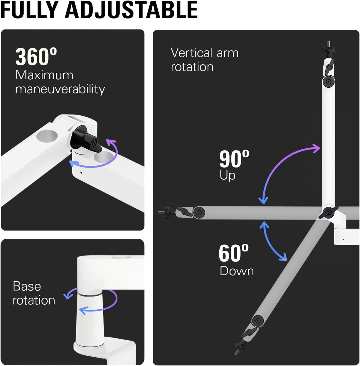 Elgato Wave Mic Arm LP White 740mm 붐 암 3번 사진