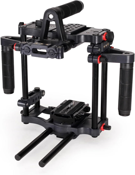 FILMCITY 카메라 케이지 FC-CTH 탑핸들 사이드그립 15mm 로드 1번 사진