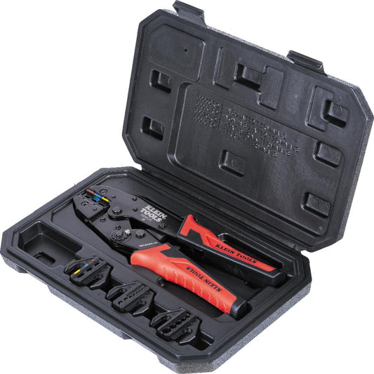 KLEIN TOOLS 랫칫 터미널 압착기 10-22 AWG 절연 단자 3종 캐비티 1번 사진