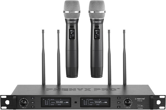 Phenyx Pro 듀얼 UHF 트루 다이버시티 무선 마이크 시스템 PTU-2U-2H 1번 사진
