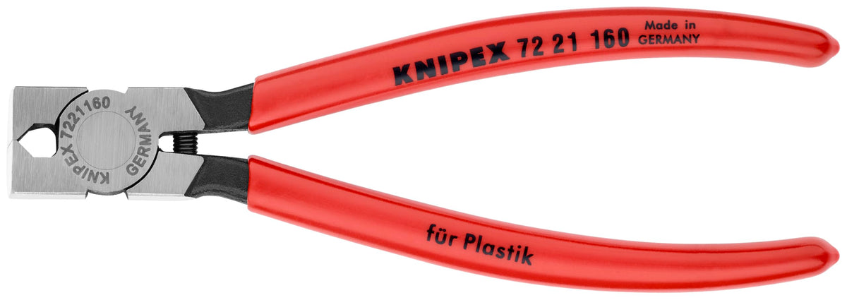 KNIPEX 앵글 대각선 플러시 커터 72 21 160 85도 플라스틱 스프루 절단 1번 사진