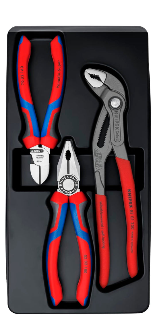 KNIPEX 코브라 콤비네이션 대각 니퍼 플라이어 세트 00 20 09 V01 1번 사진