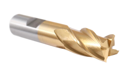 Accusize Industrial Tools H.S.S. 엔드밀 세트 TiN 코팅 멀티플루트 인치 메트릭 6번 사진