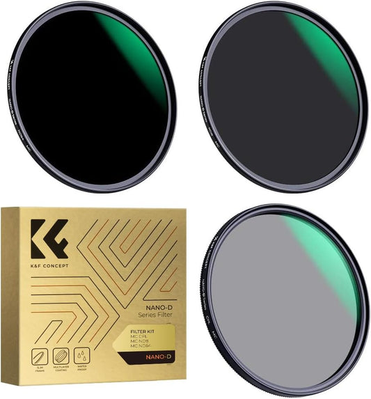 K&F CONCEPT 82mm ND8 ND64 CPL 렌즈 필터 키트 일본 광학유리 항공알루미늄 프레임 1번 사진