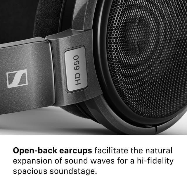 Sennheiser Pro Audio HD 650 오픈형 다이나믹 헤드폰 10-39500Hz 7번 사진