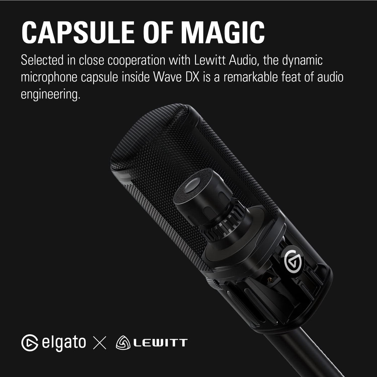Elgato Wave DX 다이내믹 XLR 마이크 카디오이드 600옴 3번 사진