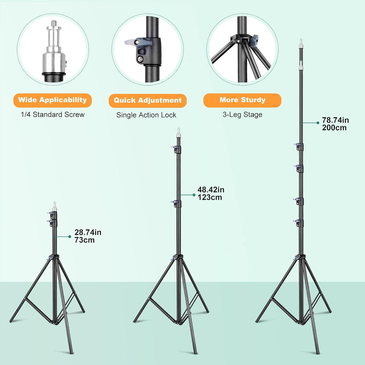 Torjim 소프트박스 조명 키트 30x30인치 사진 촬영 조명 세트 85W 7500K 3번 사진