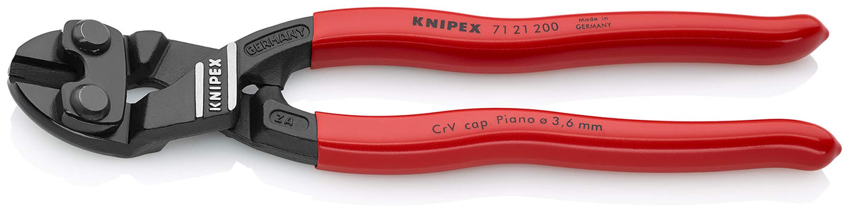 KNIPEX 앵글형 하이 레버리지 CoBolt 커터 71 21 200 200mm 6번 사진