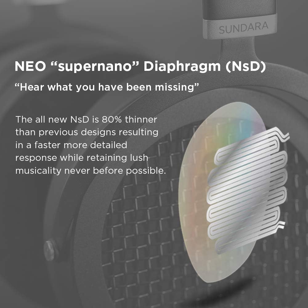 HIFIMAN SUNDARA 오버이어 평판형 마그네틱 헤드폰 3번 사진