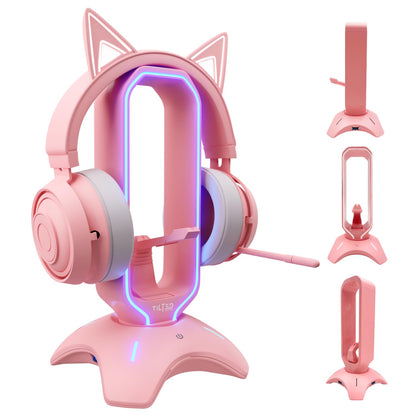 Tilted Nation RGB 헤드셋 스탠드 마우스 번지 2포트 USB 3.0 허브 게이밍 거치대 7번 사진