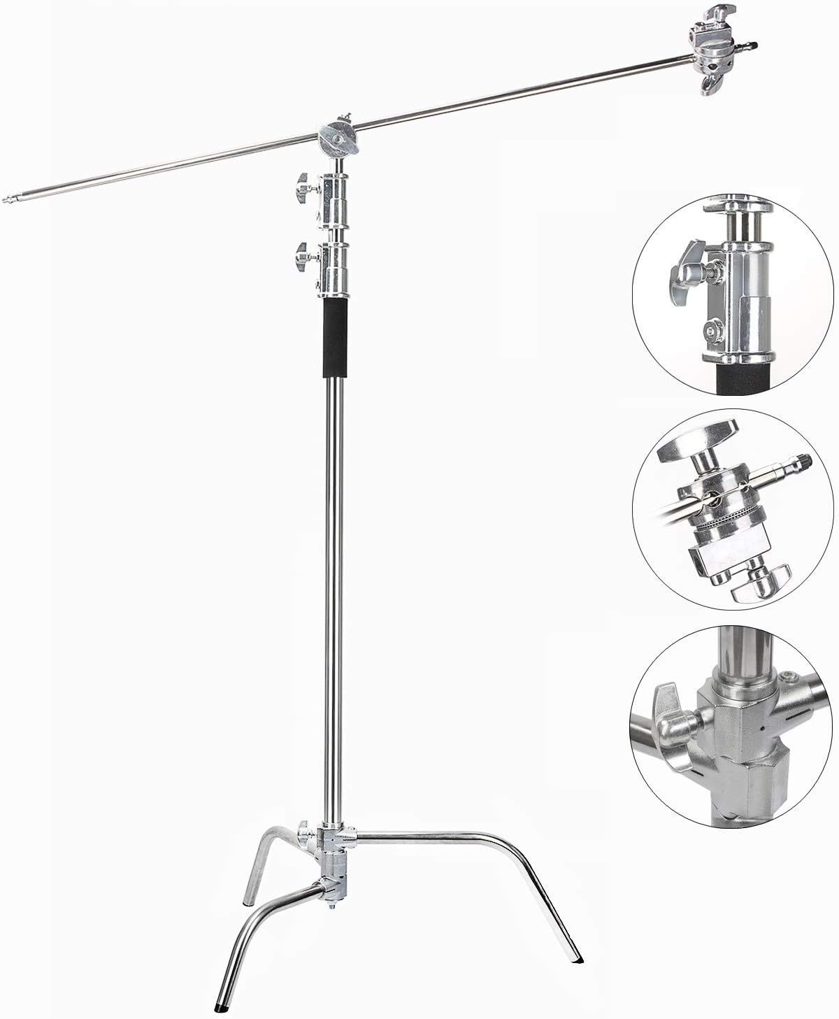 EACHSHOT C 스탠드 메탈 330cm 106cm 홀딩암 2pcs 그립헤드 JP10011EA AD400 AD600 3번 사진