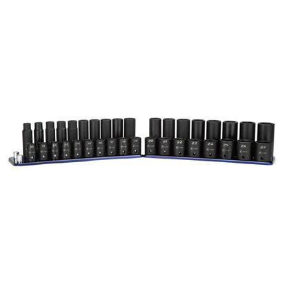 Capri Tools 1/2인치 드라이브 얕은·깊은 임팩트 소켓 세트 36pc 미터법 10~27mm 8번 사진