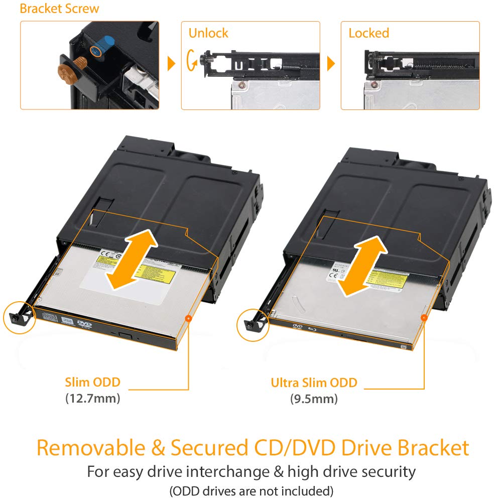 ICY DOCK ToughArmor ODD Series 2.5인치 SATA SAS HDD SSD 슬림 ODD 베이 3번 사진